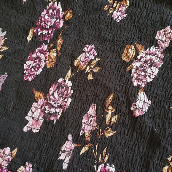 WILD FABLE floral bustier off shoulder blouse - Picture 3 of 9